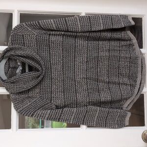Women's Medium Fall Winter Cowl Neck Sweater 100% Cotton